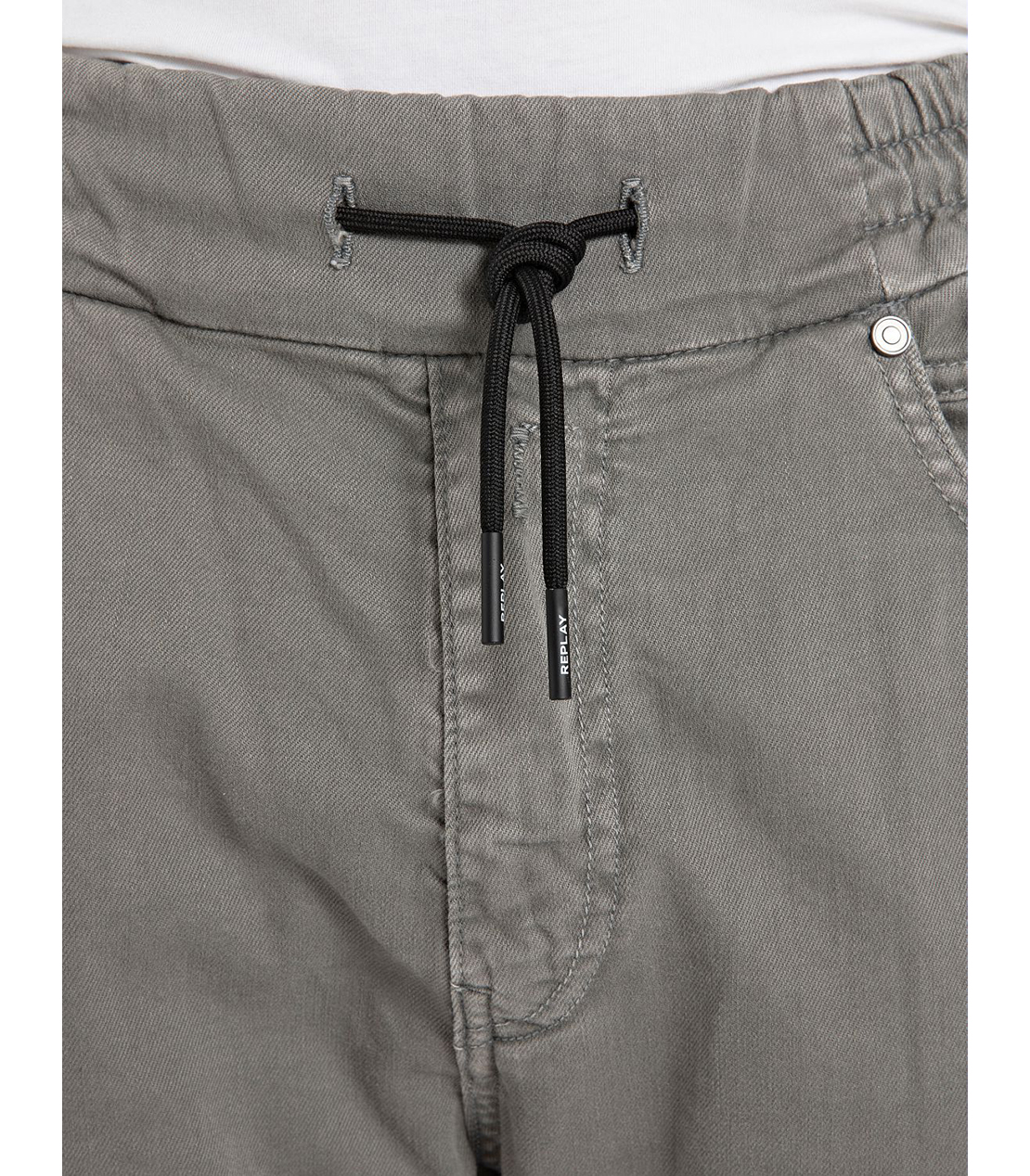 スリムテーパードLANNY X-Lite Plusストレッチデニム 詳細画像 ミディアムグレー 4